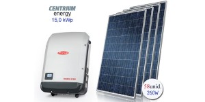 Gerador de Energia Fotovoltaico de 15 kWp