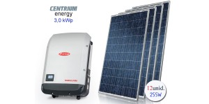Gerador de Energia Fotovoltaico de 3,0 kWp